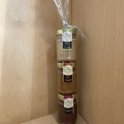 TRIO DE MIELS BARATTÉS ET FRUITÉS